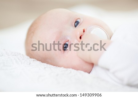 Similar – Baby taking feeding bottle