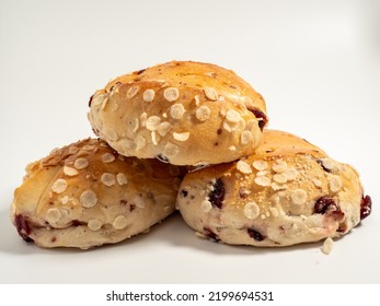 Sweet Baked Goods. Sweet Flour Products From The Bakery. Freshly Baked Sweet Buns.