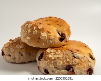 Sweet Baked Goods. Sweet Flour Products From The Bakery. Freshly Baked Sweet Buns.