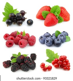 Sweet berries: strawberry, blackberry,blueberry,red currant,raspberry,black currant
