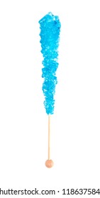 Sweet Blue Rock Candy On A Stick