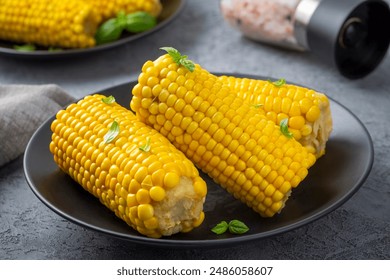 Sweet boiled corn, food concept photo - Powered by Shutterstock