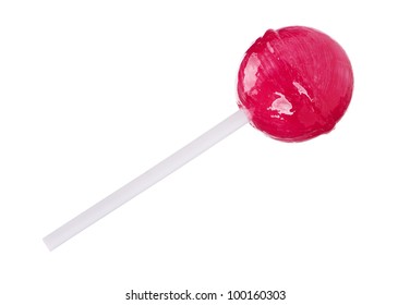 Sweet candy - lollipop isolated on white background