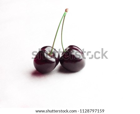 Similar – Image, Stock Photo cherry gathering Food