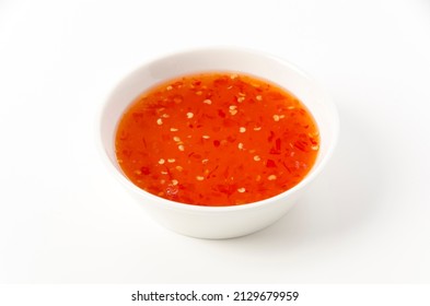 Sweet chili sauce on white background. - Powered by Shutterstock