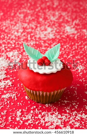 Similar – Christmas cupcake Food