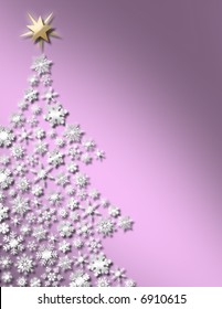 Sweet Christmas Tree Background