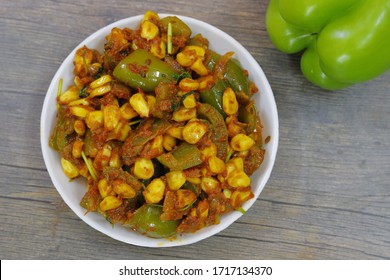 Sweet Corn Capsicum Curry  Indian Food