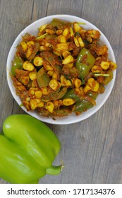 Sweet Corn Capsicum Curry  Indian Food