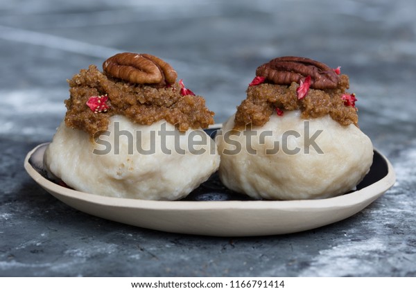 Sweet Cottage Cheese Dumplings Filled Peanut Stock Photo Edit Now