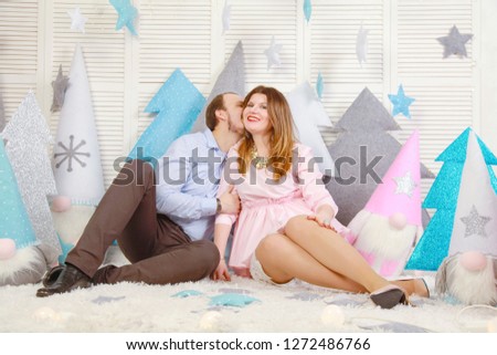 Young couple celebrating a birthday