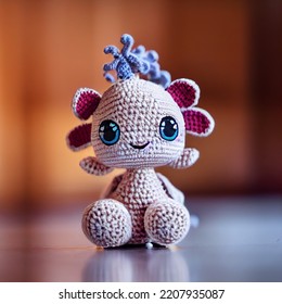 Sweet Crochet Toy Doll For Kids.