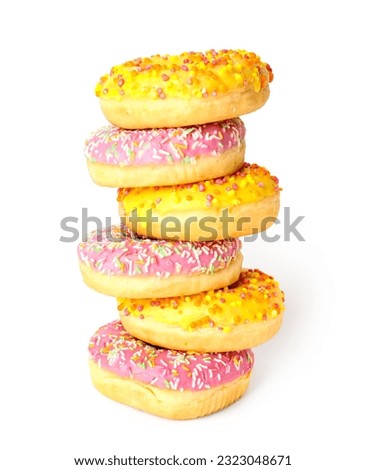 Similar – Pink donuts Food Roll