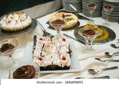 sweet food and cakes on a table - Shutterstock ID 1846898092