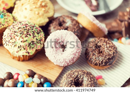 Similar – Image, Stock Photo cupcakes Food Dough