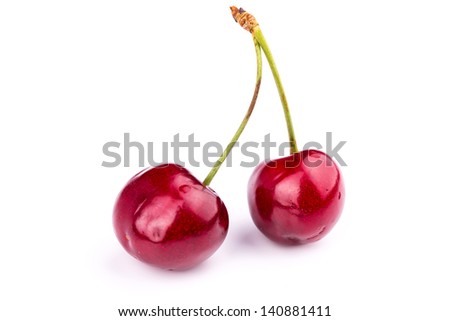 Similar – Image, Stock Photo cherry gathering Food