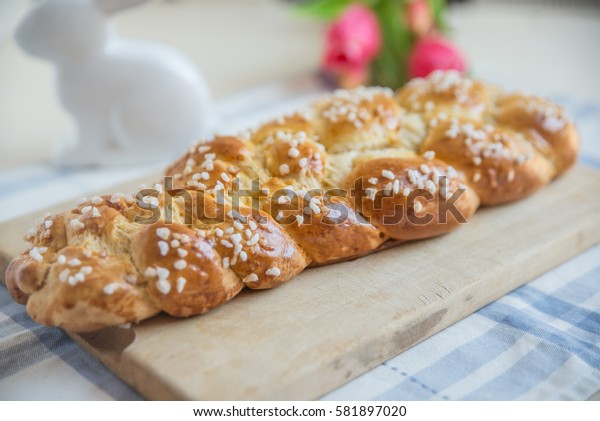 Sweet German Easter Bread Stock Photo Edit Now 581897020