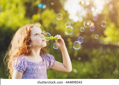 Portrait Funny Lovely Little Girl Blowing Stock Photo (Edit Now) 62346658