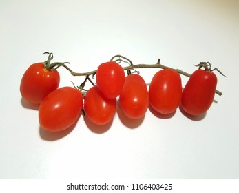 Sweet Grape Tomatoes On The Vine