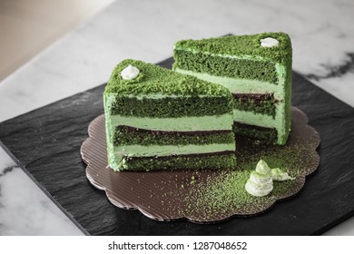 Sweet Greentea Cake