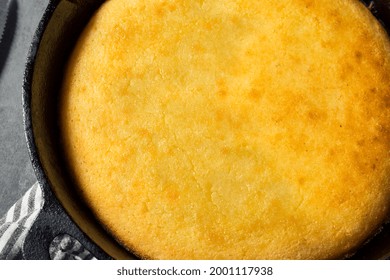 Sweet Homemade Skillet Cornbread Ready To Eat