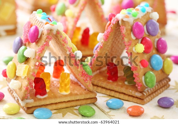 Sweet Houses Kids Party Stock Photo 63964021 Shutterstock