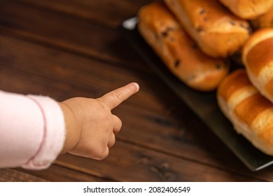 Sweet Milk Loaves, Milk Loaf Of Bread On A Rustic Background
