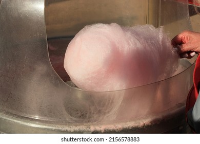 Sweet Pink Cotton Wool Close Up