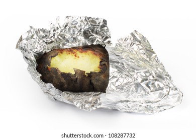 Sweet Potato Baked In Aluminum Foil