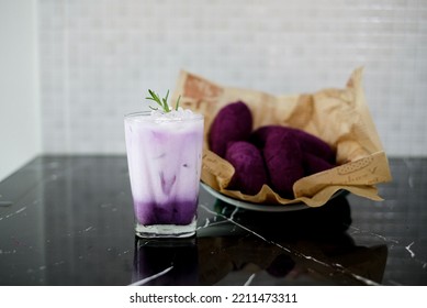 Sweet Potato Bread. Dessert With Copy Space.