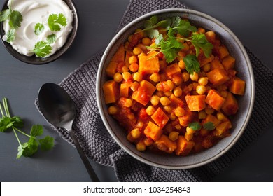 Sweet Potato And Chickpea Curry