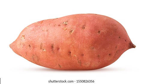 Sweet potato isolated on white background. Clipping Path. Full depth of field. - Shutterstock ID 1550826356