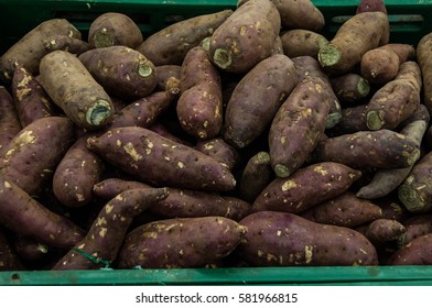 The sweet potatoes from garden of Thailand.