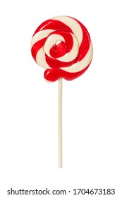 Red White Lollipop Shape Circle On Stock Photo (Edit Now) 797265838