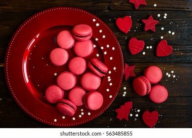 Sweet Red Macaron French