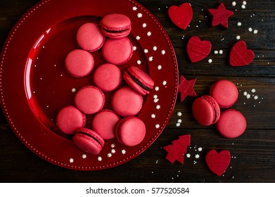 Sweet Red Macaron French