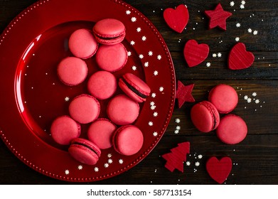 Sweet Red Macaron French