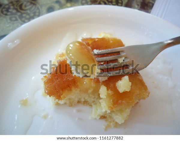 Sweet Semolina Namura Sweet Arabic Stock Photo Edit Now 1161277882