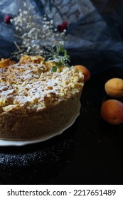 Sweet Shortbread With Apricot Marmalade