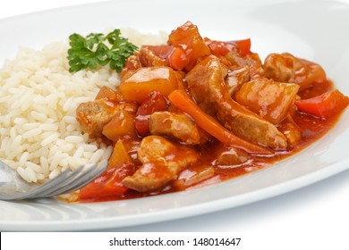 Chinese Food Sweet Sour Pork Fruit Stock Photo 446154091 | Shutterstock