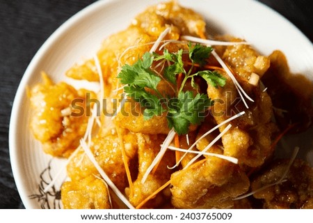 Sweet and Sour Pork in Sweet Rice Batter