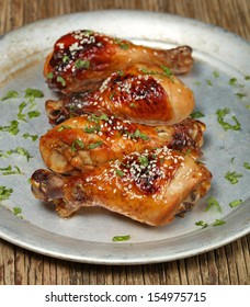 Sweet & Sticky Chicken Drumsticks