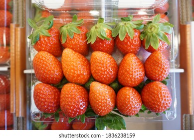 Sweet strawberries in South Korea