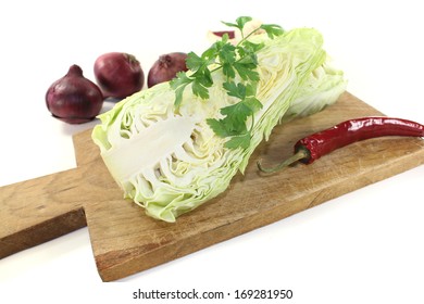 Sweetheart Cabbage With Parsley And Pepper