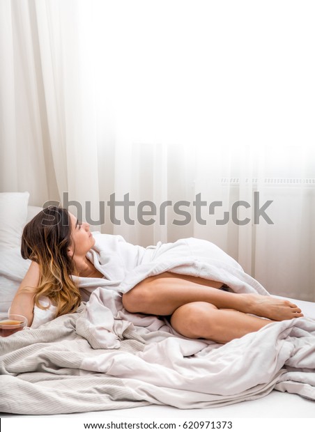 Sweetheart Satisfied Girl Morning Bed Clock Miscellaneous