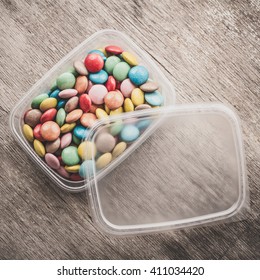 Sweets on a table.