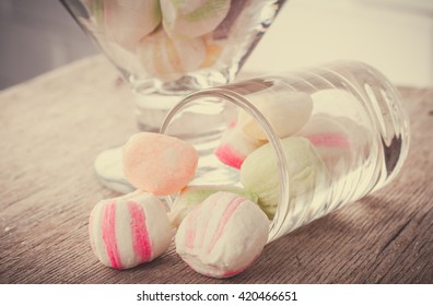 Sweets on a table.