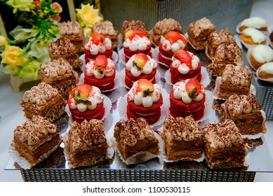 sweets at the wedding table