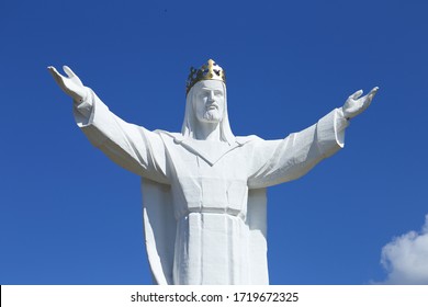 Swiebodzin, lubuskie, Poland, july 15 2017. The largest figure of Christ the King in the world located in Swiebodzin in Poland.