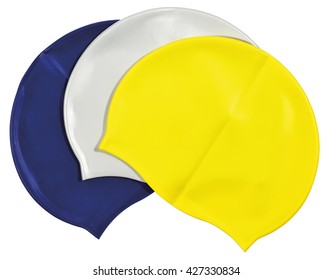 Swim Cap Isolated On White Background